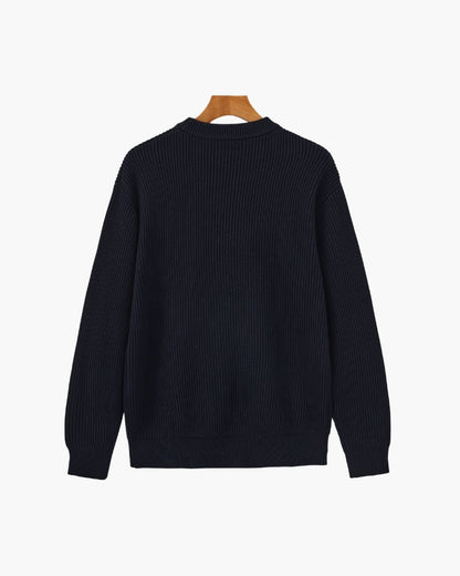 Rib Knit Rundhals