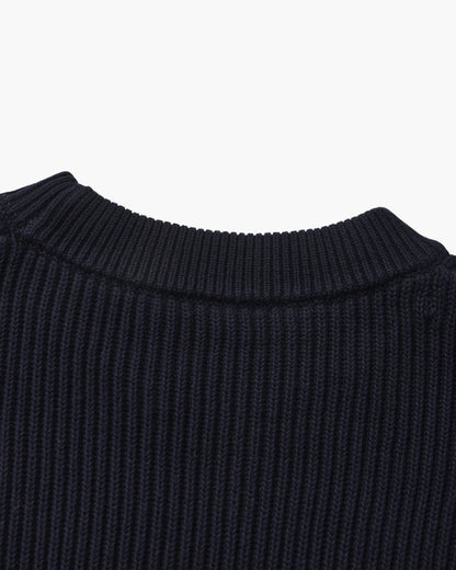 Rib Knit Rundhals