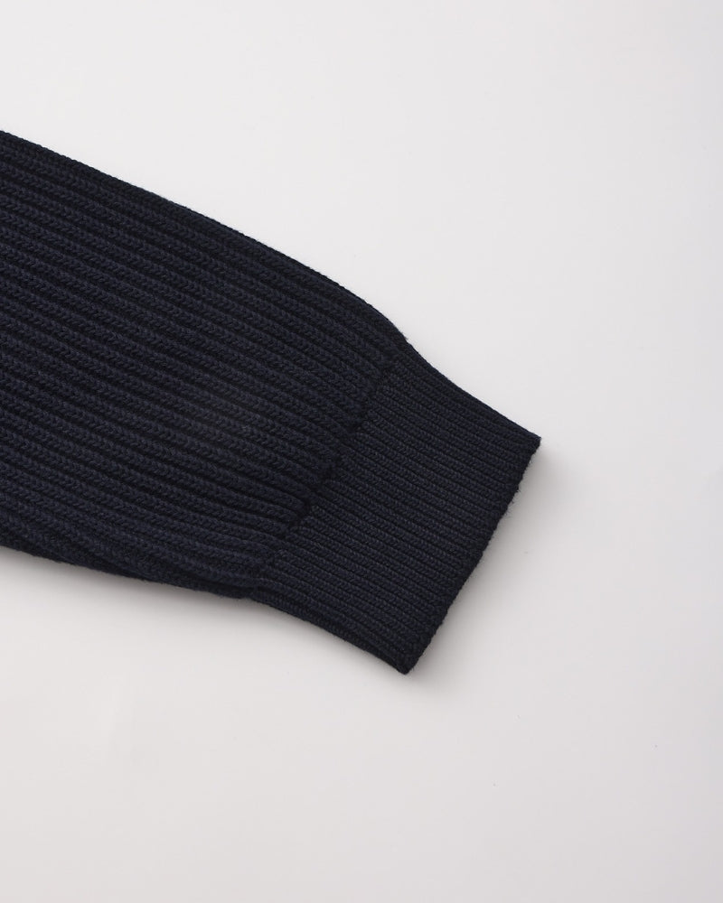 Rib Knit Rundhals