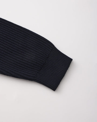 Rib Knit Rundhals