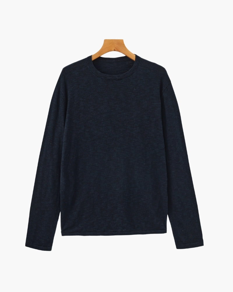 Linen Cotton Essential Rundhals