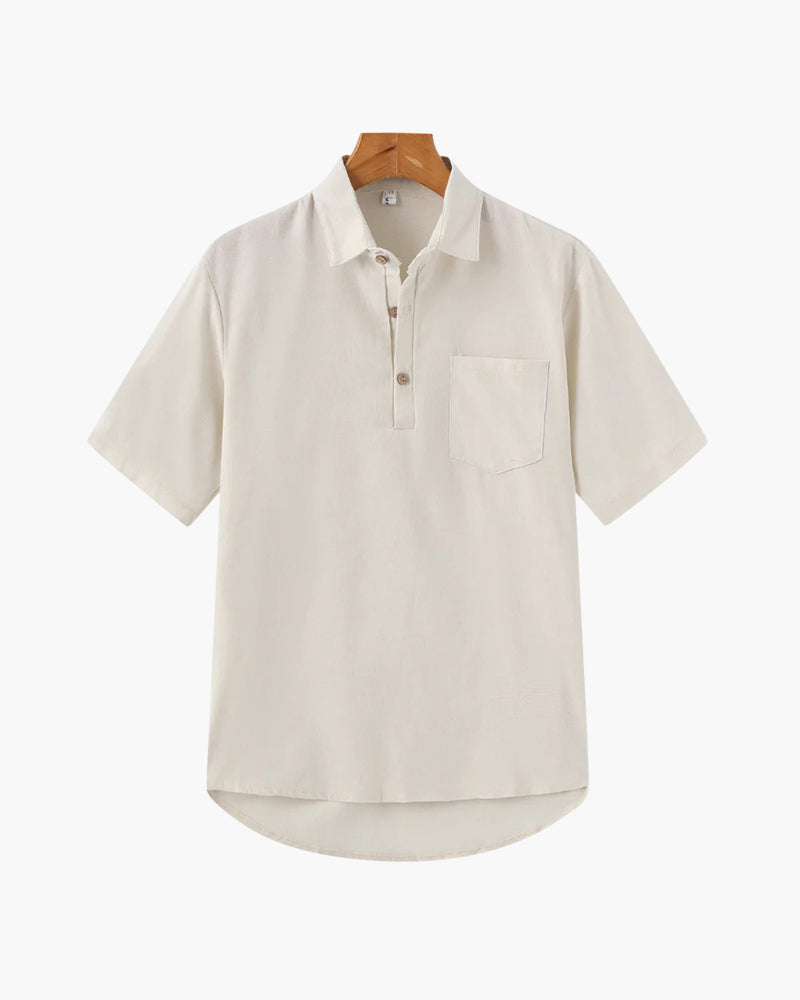 Casablanca - Leinen Poloshirt