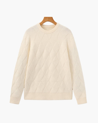 Diamond Strickpullover mit Rundhals