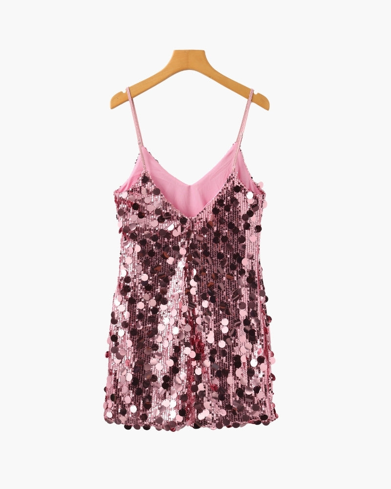 Pailletten-Partykleid