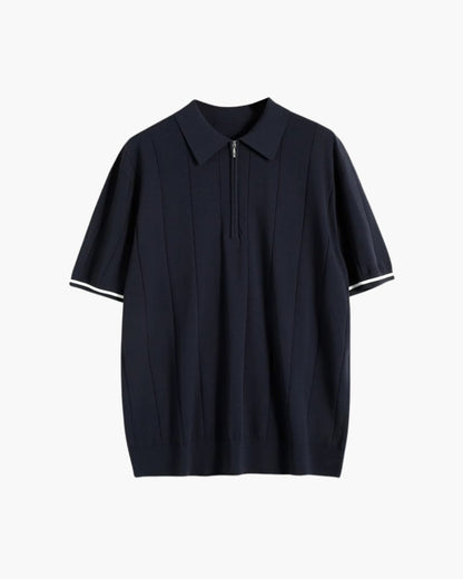 Signature Poloshirt mit Kontrastbesatz