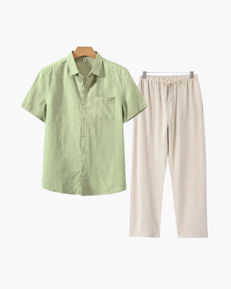 Old Money Linen Combo (Kurzarm)