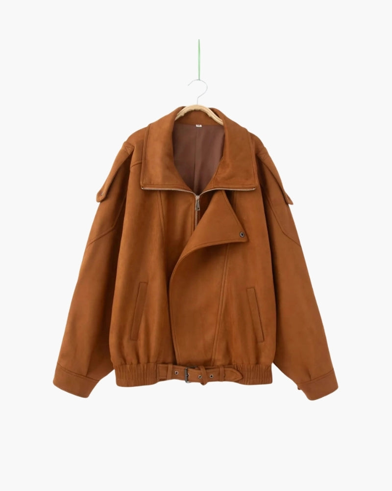 Vintage Wildlederjacke mit Fall