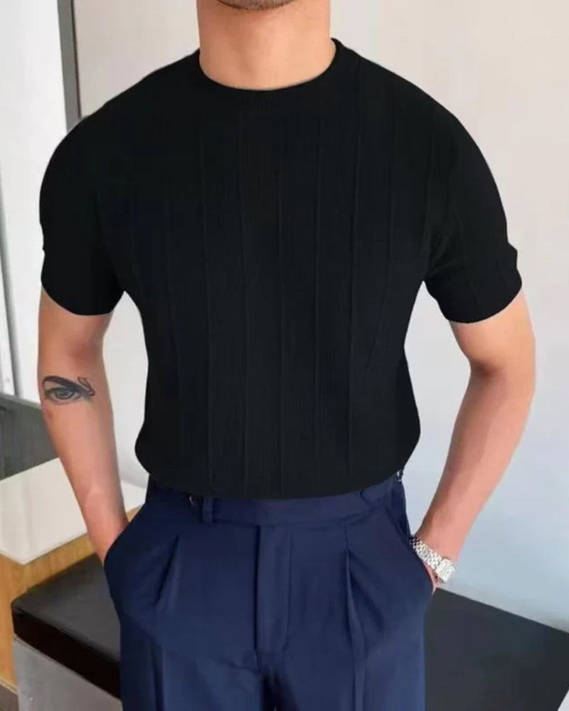 Cannes gerippt T-Shirt