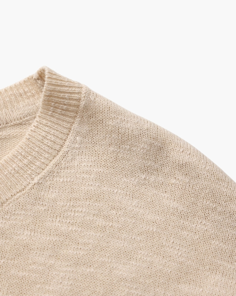 Linen Cotton Essential Rundhals