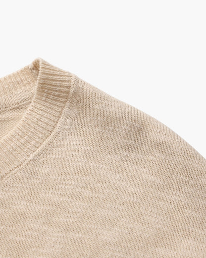Linen Cotton Essential Rundhals