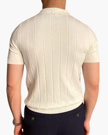 Cannes gerippt Cotton Polo