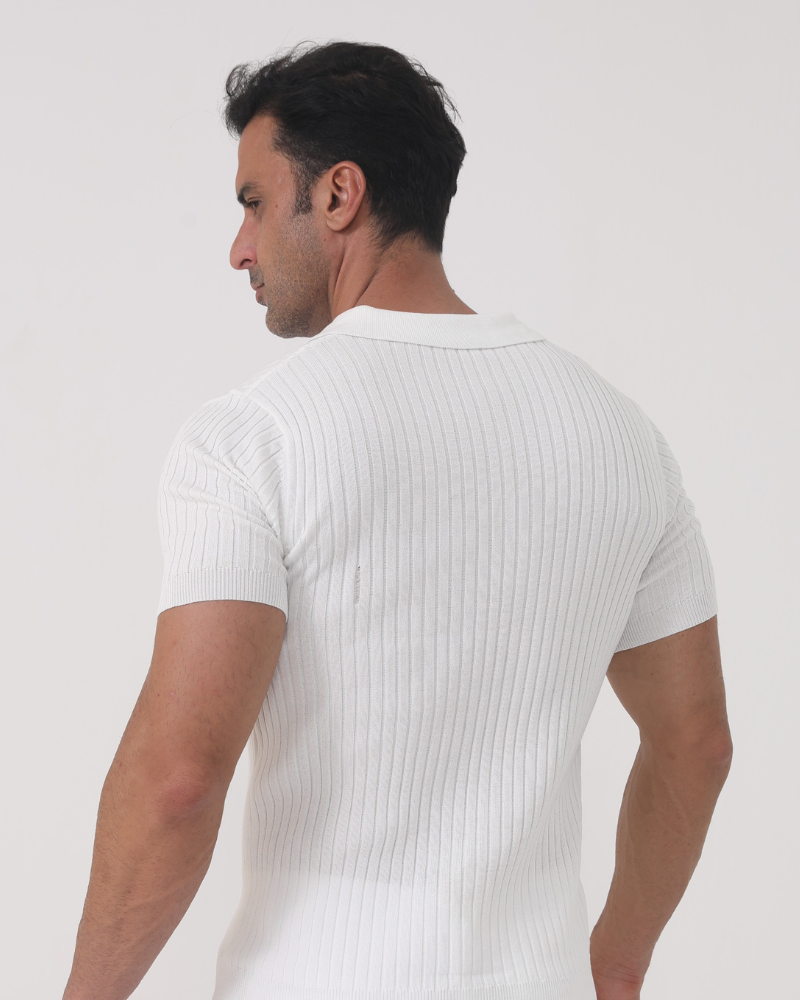 Florence - gerippt Cotton Polo