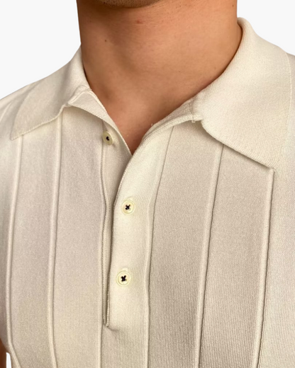 Cannes gerippt Cotton Polo