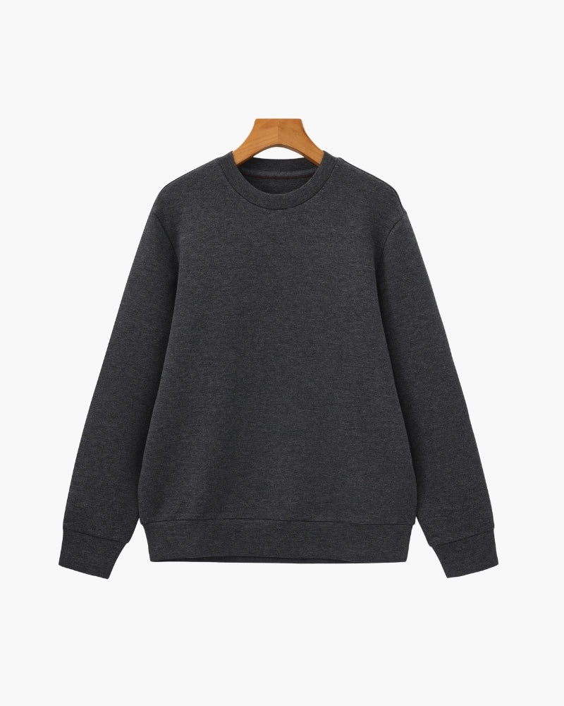 Classic Modal Blend Rundhals Sweatshirt