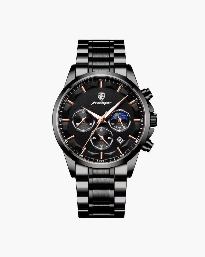 Präzisions-Chronograph aus Stahl