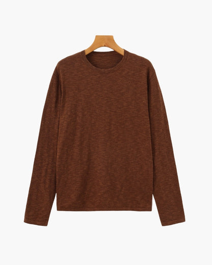 Linen Cotton Essential Rundhals