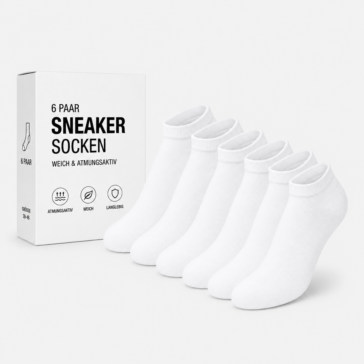 Premium Sneaker-Socken (6 Paar)