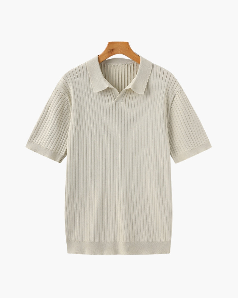Premium gerippt Polo
