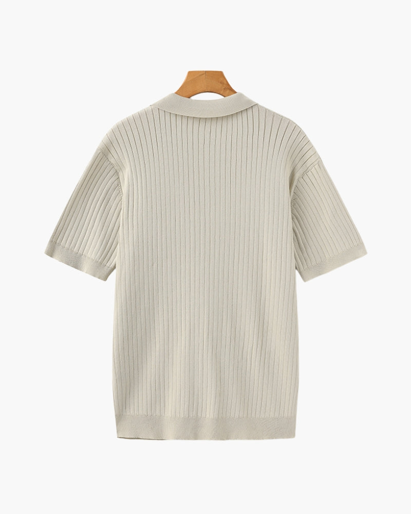 Premium gerippt Polo