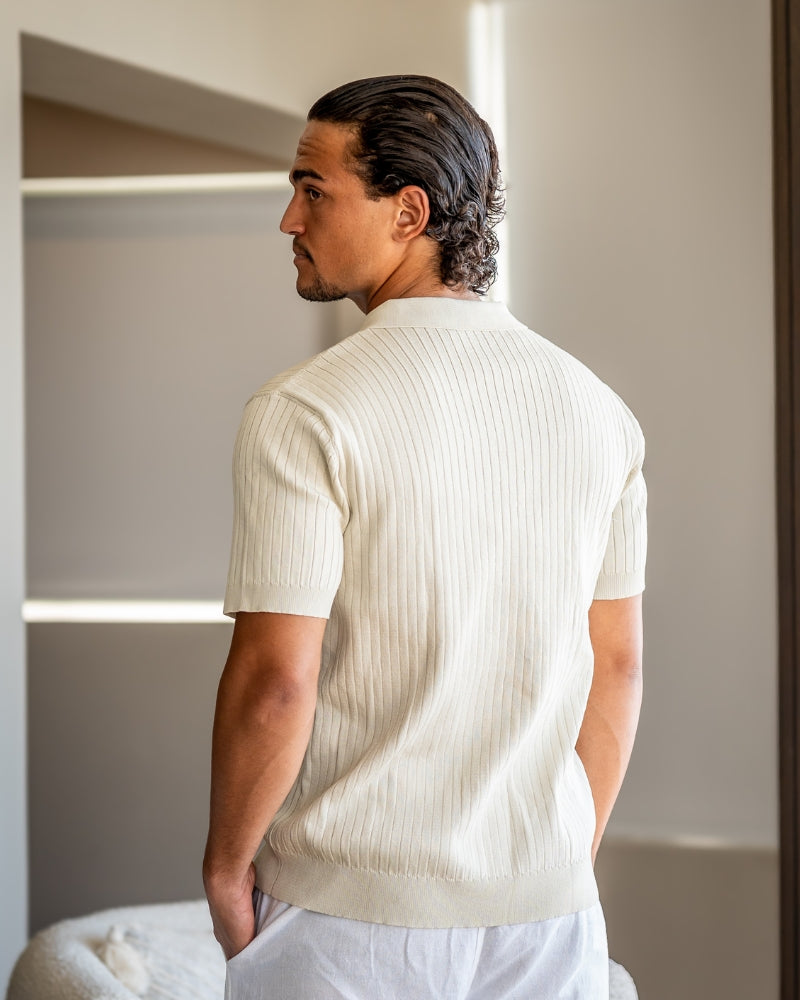 Premium gerippt Polo