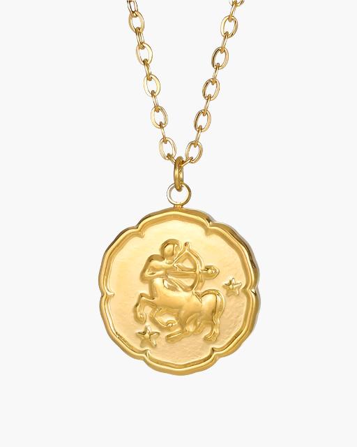 Sternzeichen-Halskette - Gold