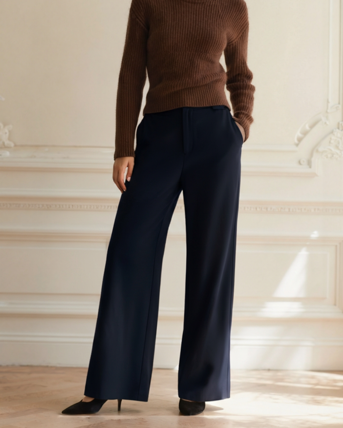 Serena weites Bein Trousers